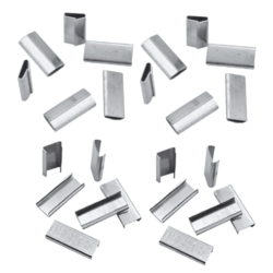 Steel strapping seals