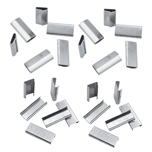 Steel strapping seals